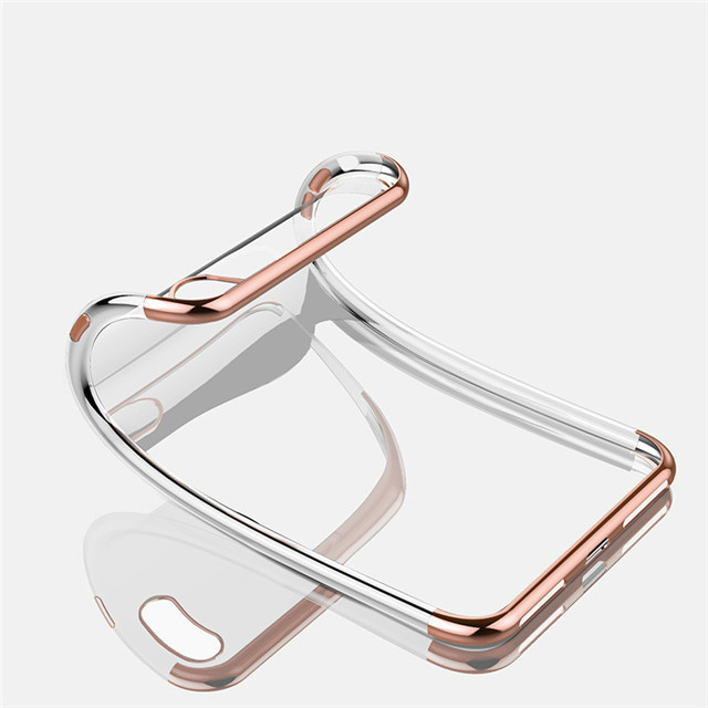 Metal Electroplating Soft TPU Clear Phone Case (3)