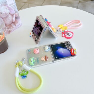 3D Hello Kitty clear hard shockproof Samsung Z Flip case