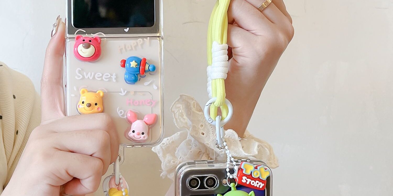 3D Hello Kitty clear hard shockproof Samsung Z Flip case