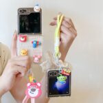 3D Hello Kitty clear hard shockproof Samsung Z Flip case