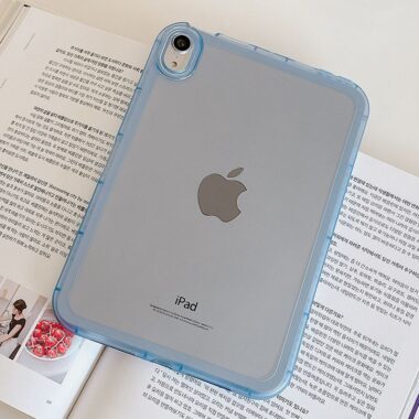 Air cushion clear slim shockproof full cover iPad case