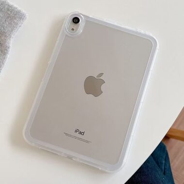 Air cushion clear slim shockproof full cover iPad case