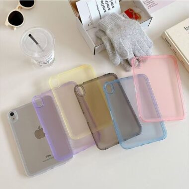 Air cushion clear slim shockproof full cover iPad case