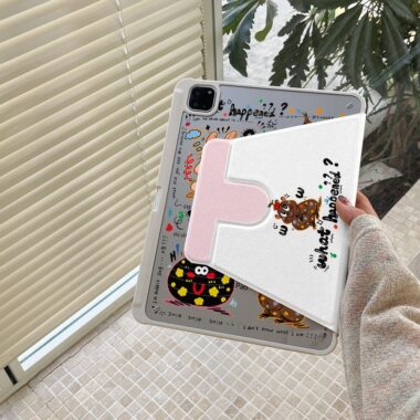 Cartoon American illustration 360 rotating iPad case