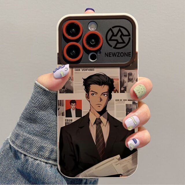 Cartoon anime male full cover soft TPU iPhone 17 case