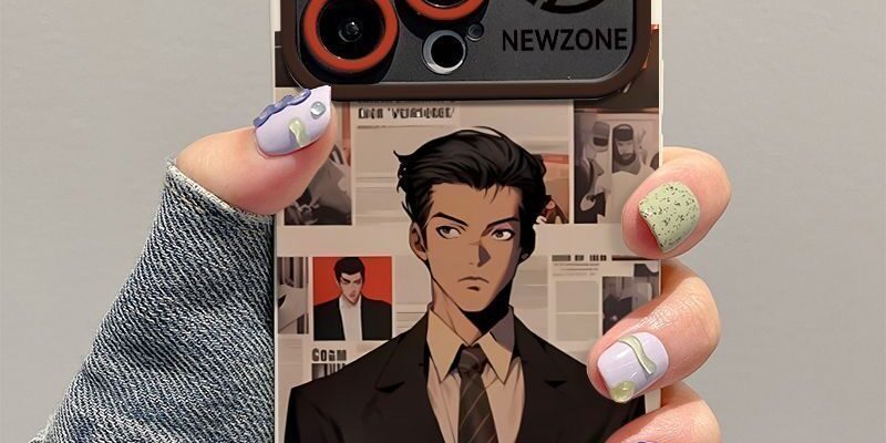 Cartoon anime male full cover soft TPU iPhone 17 case