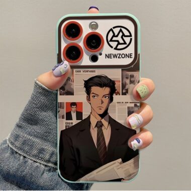 Cartoon anime male full cover soft TPU iPhone 17 case