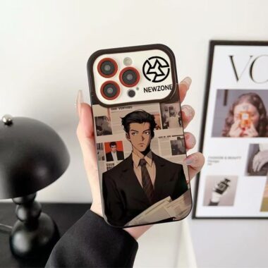 Cartoon anime male full cover soft TPU iPhone 17 case