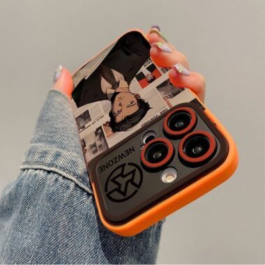 Cartoon anime male full cover soft TPU iPhone 17 case