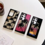 tropical coconut tree hard Samsung phone case