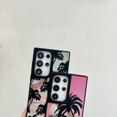 tropical coconut tree hard Samsung phone case