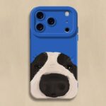 Cute big nose dog cartoon full cover shockproof iPhone 17 case