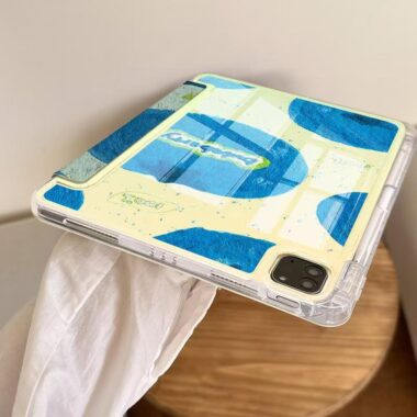 Blueberry pattern painted shockproof iPad case