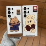 Cute bunny clear shockproof Samsung S22 S23 S24 S25 Ultra case