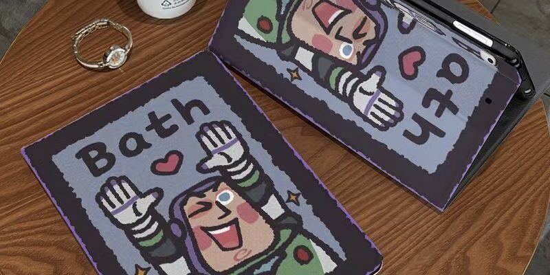 Cartoon Buzz Lightyear shockproof full cover iPad case