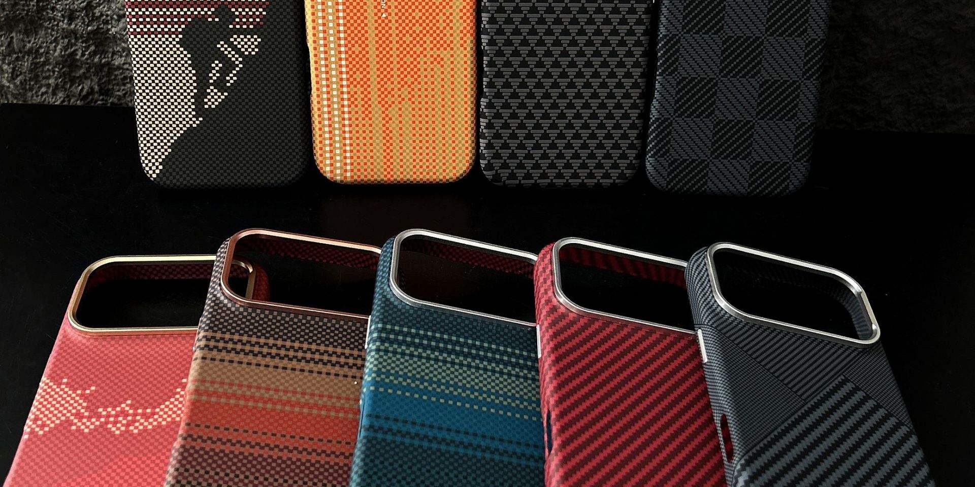 Ultra-thin carbon fiber texture shockproof iPhone 17 case