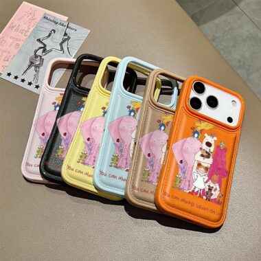 Creative cartoon animal shockproof soft iPhone 17 case