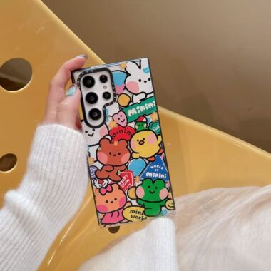 Cartoon animal carnival soft shockproof Samsung phone case