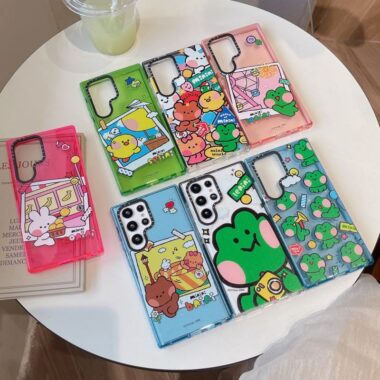 Cartoon animal carnival soft shockproof Samsung phone case