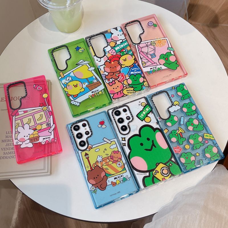 Cartoon animal carnival soft shockproof Samsung phone case