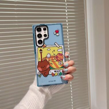 Cartoon animal carnival soft shockproof Samsung phone case