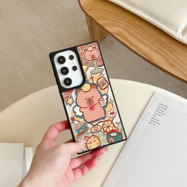 cute cartoon animal full cover Samsung phone case