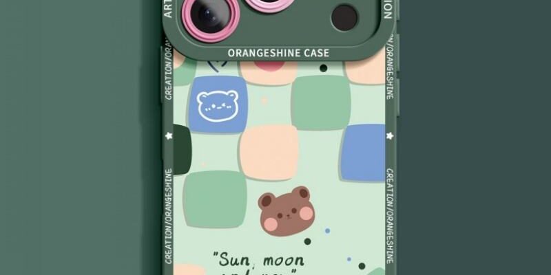 Cartoon bear TPU shockproof full cover iPhone 17 case
