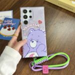 cute cartoon bear full cover shockproof Samsung phone case