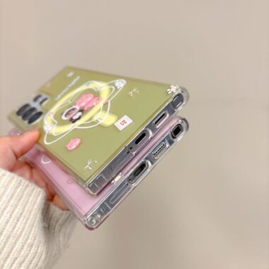 Cartoon cry baby star stand shockproof Samsung phone case