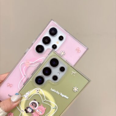 Cartoon cry baby star stand shockproof Samsung phone case