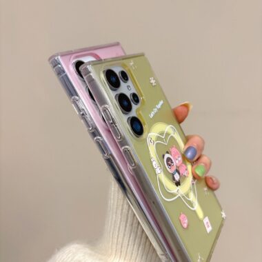 Cartoon cry baby star stand shockproof Samsung phone case