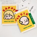 Cartoon girl and boy book style shockproof iPad case