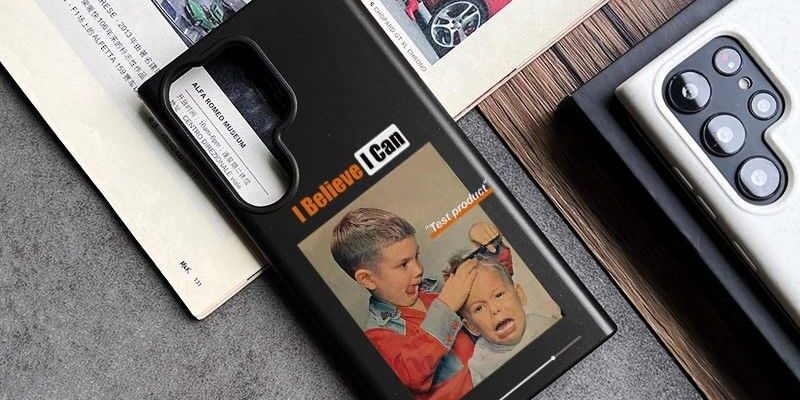 Funny haircut boy shockproof Samsung S25 Ultra silicone case