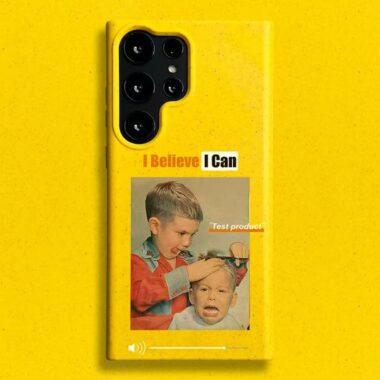 Funny haircut boy shockproof Samsung S25 Ultra silicone case