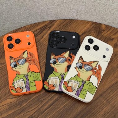 Cute Nick Fox full cover shockproof iPhone 17 case