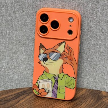 Cute Nick Fox full cover shockproof iPhone 17 case