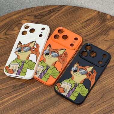 Cute Nick Fox full cover shockproof iPhone 17 case