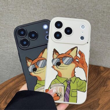Cute Nick Fox full cover shockproof iPhone 17 case