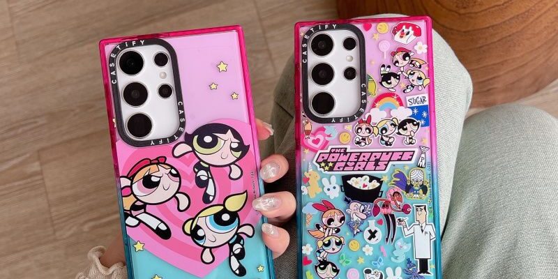 Cartoon Powerpuff Girls soft shockproof Samsung phone case