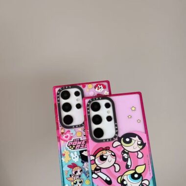 Cartoon Powerpuff Girls soft shockproof Samsung phone case