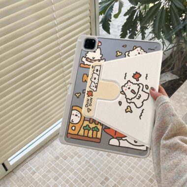Cartoon puppy rotating shockproof iPad case