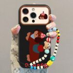 Cute cartoon puppy full cover iPhone 17 protective case