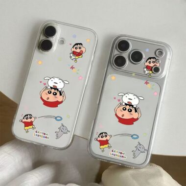 Shockproof soft TPU Crayon Shin-chan iPhone 17 case