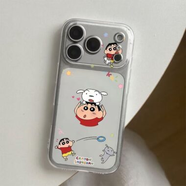Shockproof soft TPU Crayon Shin-chan iPhone 17 case