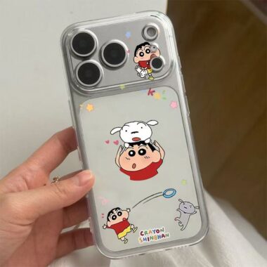 Shockproof soft TPU Crayon Shin-chan iPhone 17 case