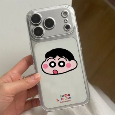 Shockproof soft TPU Crayon Shin-chan iPhone 17 case