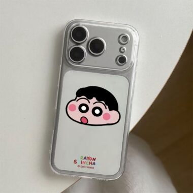 Shockproof soft TPU Crayon Shin-chan iPhone 17 case