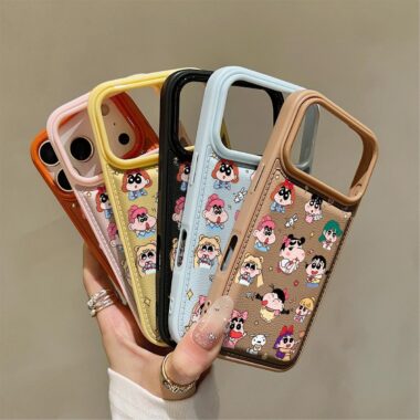 Crayon Shin-chan bread style shockproof soft iPhone 17 case