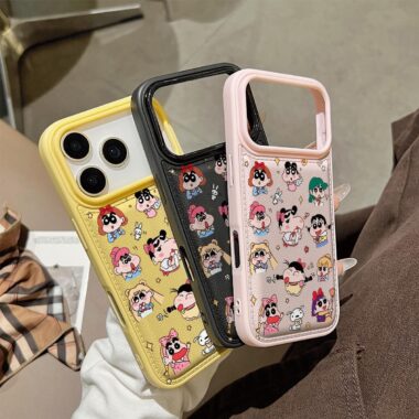 Crayon Shin-chan bread style shockproof soft iPhone 17 case