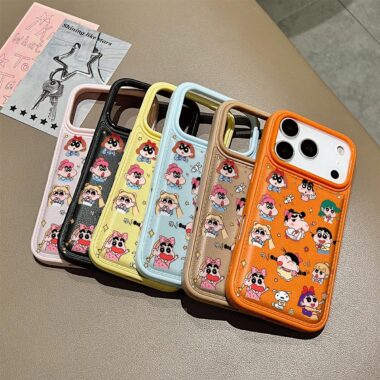 Crayon Shin-chan bread style shockproof soft iPhone 17 case